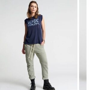 One Teaspoon Shabbies Faded Khaki Boyfriend Jeans